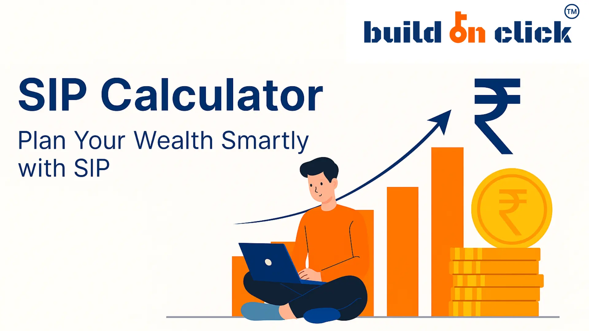 SIP and Lumpsum Calculator banner showing growth graph and investment icons